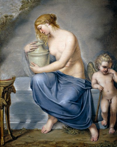 Venere e Imene piangenti, circa 1790, attribuito ad Andrea Appiani da Andrea the Elder Appiani