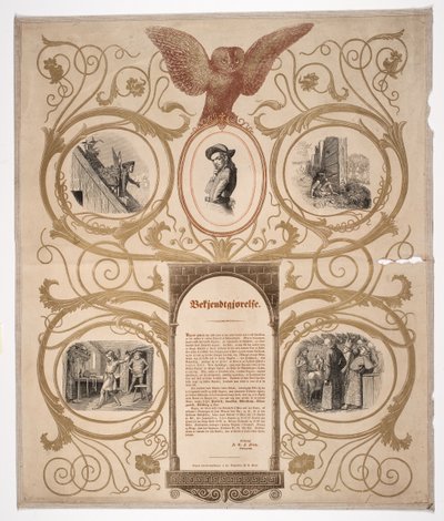 Poster per libreria per la Storia di Uglspil da Andreas Flinch