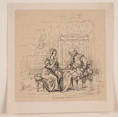Illustrazione per la ballata di Niels Ebbesen da Andreas Flinch