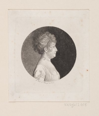 Ritratto di donna sconosciuta da Andreas Flint