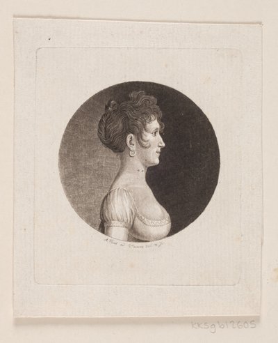 Ritratto di donna sconosciuta da Andreas Flint