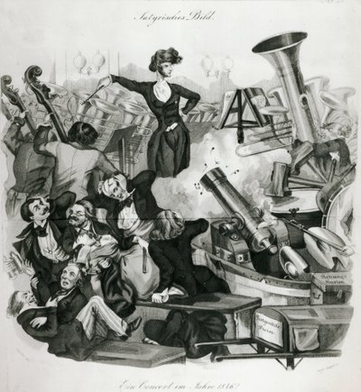 Un concerto di Hector Berlioz (1803-69) nel 1846 da Andreas Geiger