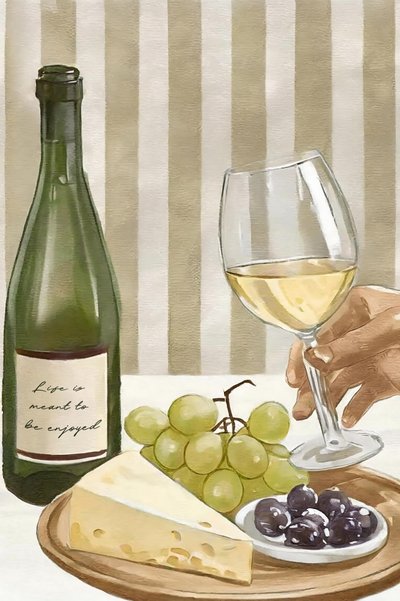 Assaporare vino e formaggio da Andreas Magnusson