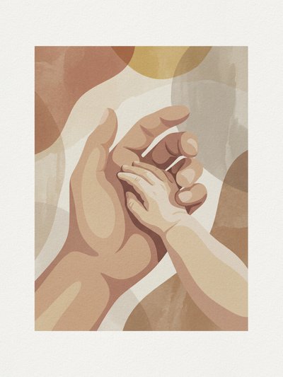 Dolce abbraccio dei genitori da Andreas Magnusson