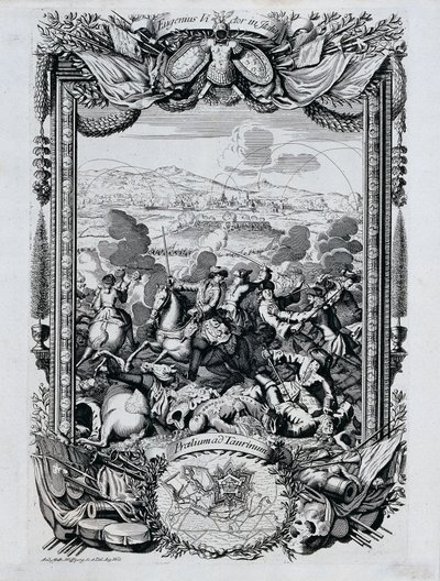 La vittoria del principe Eugenio di Savoia in Italia da Andreas Matthias Wolffgang