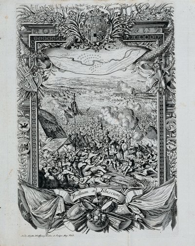 La vittoria del principe Eugenio di Savoia in Ungheria da Andreas Matthias Wolffgang