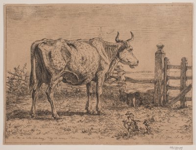 Una mucca in piedi da Andreas Peter Madsen