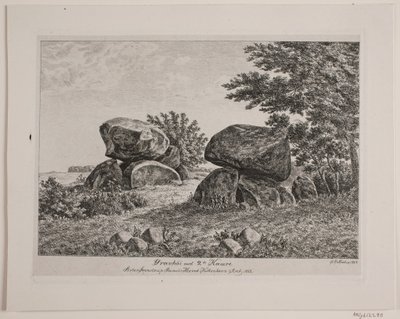 Tumulo funerario presso Søster Svenstrup da Andreas Peter Madsen