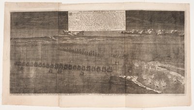 La battaglia navale di Rügen. Settembre 1712 da Andreas Reinhardt