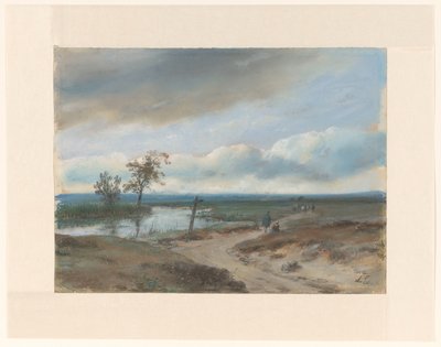 Paesaggio di palude da Andreas Schelfhout (signed by artist)
