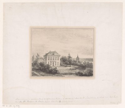 Casa del signor Rutgers a Beek da Andreas Schelfhout