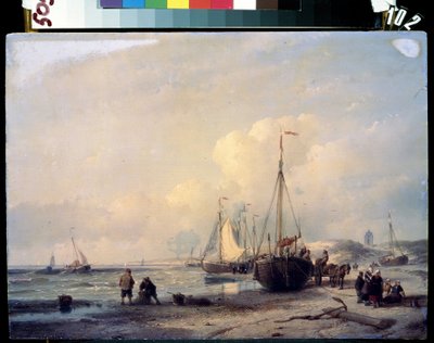 Paesaggio marino da Andreas Schelfhout