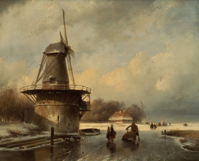 Paesaggio invernale da Andreas Schelfhout