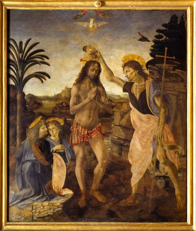 Il battesimo di Cristo da Andreea & Vinci Leonardo da (1452 1519) Verrocchio