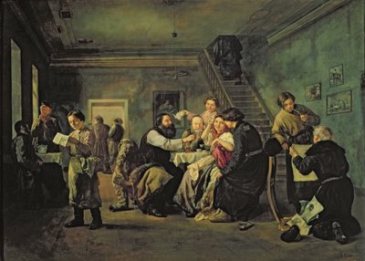 Una trattoria, 1859 da Andrei Andreevich Popov