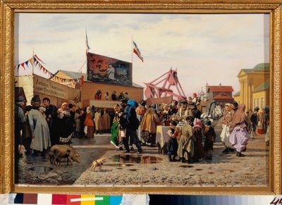 Bancarelle del mercato orientale di Tula da Andrei Andreevich Popov