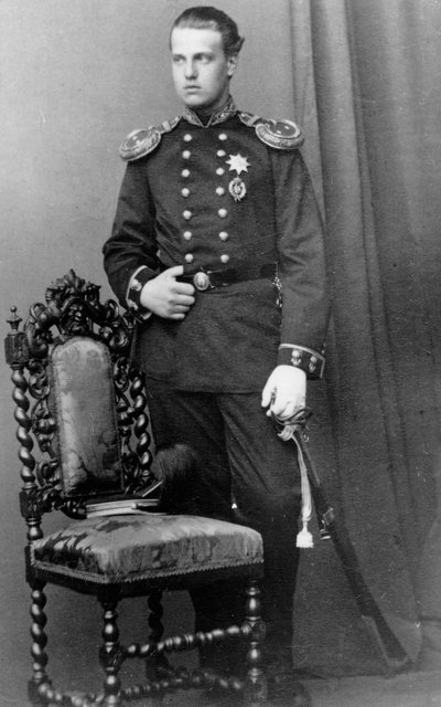 Granduca Aleksej Aleksandrovič di Russia, c1865-c1870 da Andrei Deniere