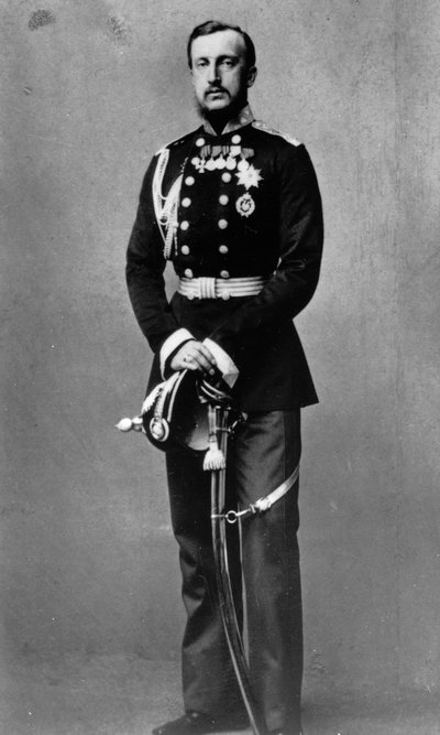 Granduca Nicola Nikolaevich il Vecchio di Russia, c1860s da Andrei Deniere