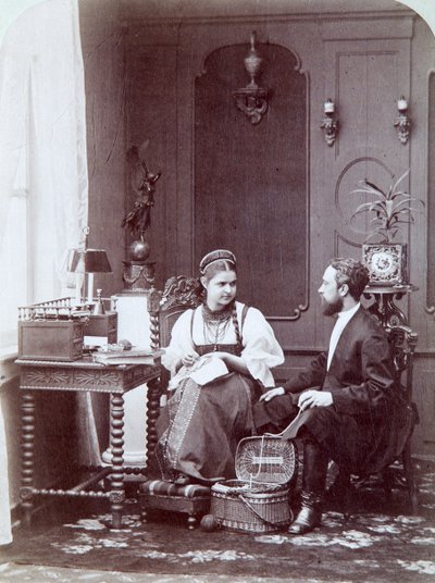 Composizione russa, c1870s-c1880s da Andrei Osipovich Karelin