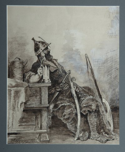 Bogatyr, 1893 da Andrei Petrovich Ryabushkin