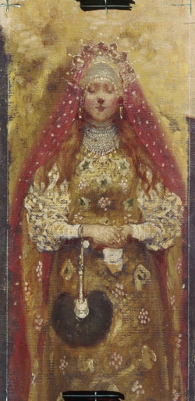 Moglie dei boiardi (dettaglio), 1899 da Andrei Petrovich Ryabushkin