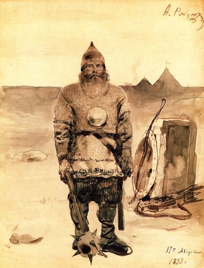 Ilya Muromets, 1893 da Andrei Petrovich Ryabushkin