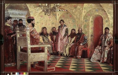 Lo zar Michele I Feodorovich di Russia da Andrei Petrovich Ryabushkin