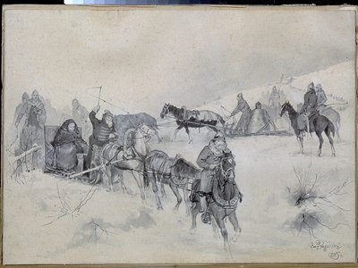Martha Boretskaya (o Marfa Posanidsa o Martha la Sindaca) da Andrei Petrovich Ryabushkin