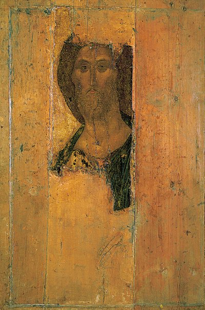 Salvator Mundi, c. 1410 da Andrei Rublev