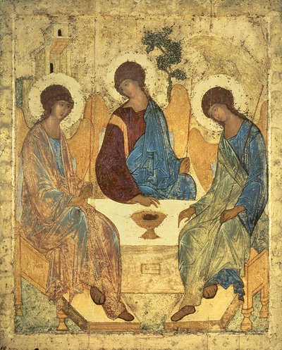 La Santissima Trinità, 1420s da Andrei Rublev