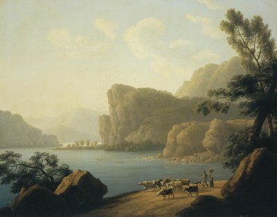 Veduta del fiume Selenga in Siberia da Andrei Yefimovich Martynov