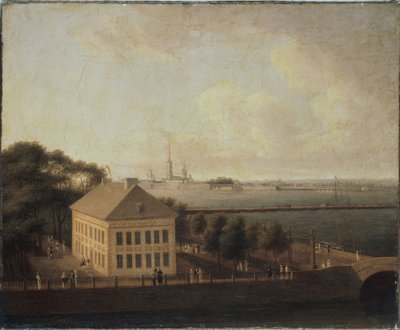 Vista della Neva e del palazzo d