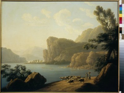 Veduta del fiume Selenga in Siberia da Andrei Yefimovich Martynov