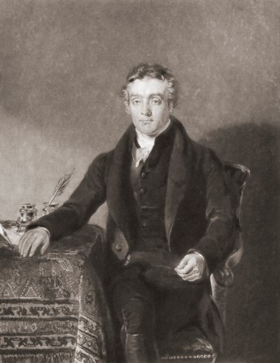 Thomas Chalmers. Ritratto da Andrew (after) Geddes