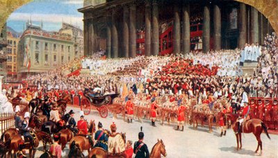 Cattedrale di San Paolo: Giubileo di Diamante della Regina Vittoria, 22 giugno 1897 da Andrew Carrick Gow