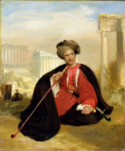 Charles Lenox Cumming-Bruce in abito turco da Andrew Geddes