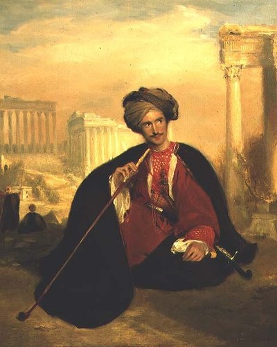Ritratto di George Cumming in costume turco da Andrew Geddes