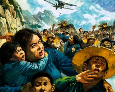 Gladys Aylward, missionaria in Cina, porta in salvo oltre 100 bambini durante la guerra Cina-Giappone da Andrew Howat