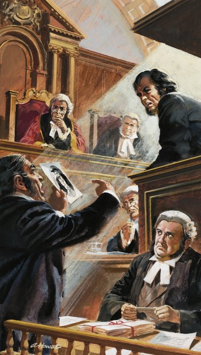 Scena in tribunale da Andrew Howat