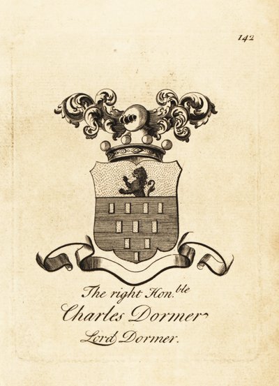 Stemma del Onorevole Charles Dormer, Lord Dormer, 5° Barone Dormer da Andrew Johnston