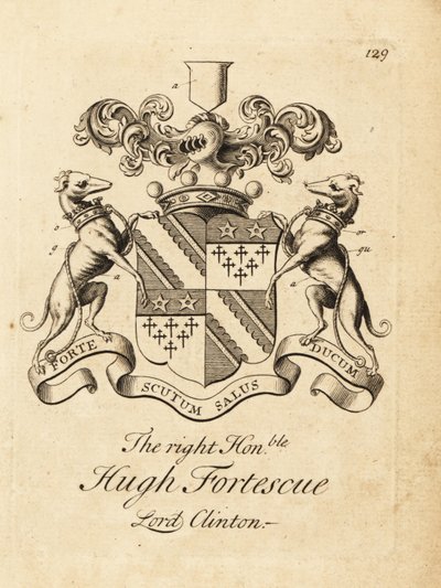 Stemma del Onorevole Hugh Fortescue da Andrew Johnston
