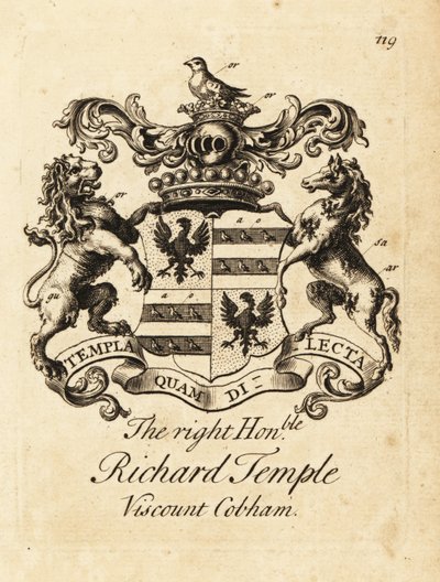 Stemma del Onorevole Richard Temple da Andrew Johnston