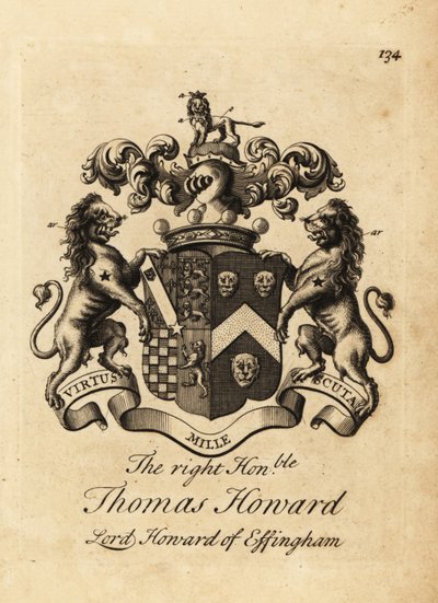 Stemma del Onorevole Thomas Howard, 2° Conte di Effingham, Lord Howard di Effingham da Andrew Johnston