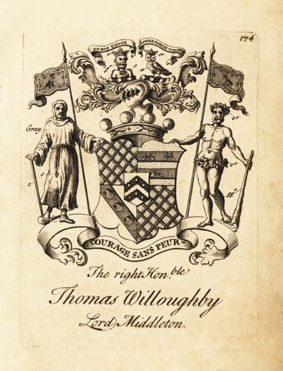 Stemma del Onorevole Thomas Willoughby, Lord Middleton da Andrew Johnston