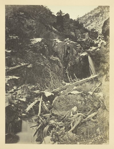 City Creek Canon, Montagne Wasatch, Valle del Lago Salato da Andrew Joseph Russell