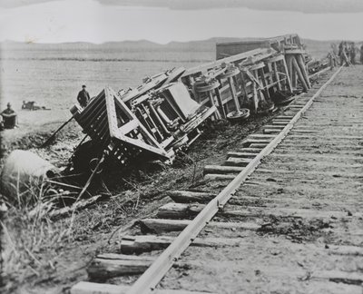 Treno deragliato, Manassas, Virginia da Andrew Joseph Russell