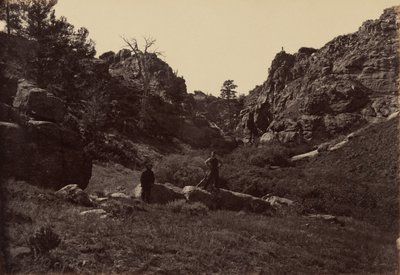 Piastra 10. Porta del Diavolo, canone di Dale Creek, 1869 (foto) da Andrew Joseph Russell