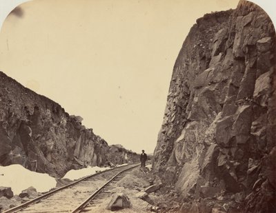 Piastra 1. Taglio di Carmichael, Canone del Granito, 1869 (foto) da Andrew Joseph Russell