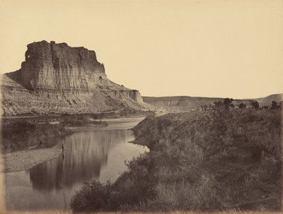Piastra 24. Castle Rock, valle del Green River, 1869 (foto) da Andrew Joseph Russell