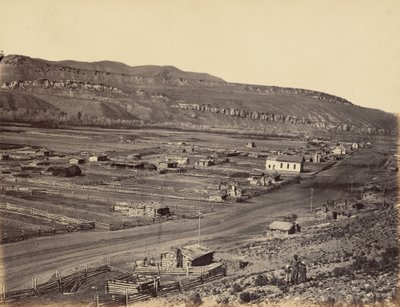 Piastra 36. Coalville, Valle del Weber, 1869 (foto) da Andrew Joseph Russell